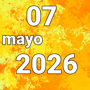 imagen con la fecha del día 07-05-2026