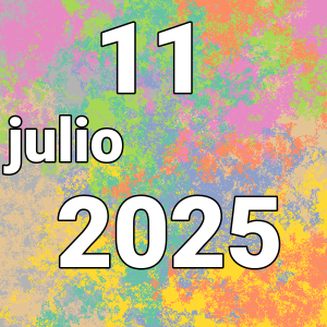 imagen con la fecha del día 11-07-2025