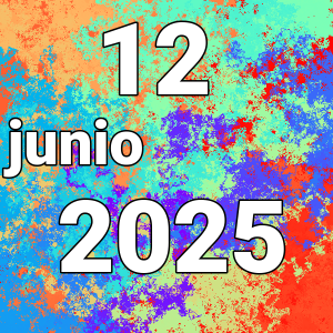 imagen con la fecha del día 12-06-2025