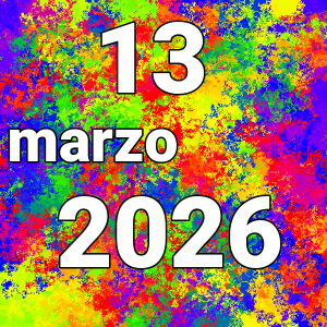 imagen con la fecha del día 13-03-2026