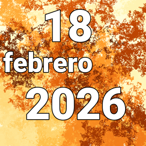 imagen con la fecha del día 18-02-2026