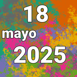 imagen con la fecha del día 18-05-2025