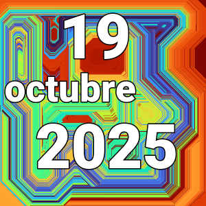 imagen con la fecha del día 19-10-2025