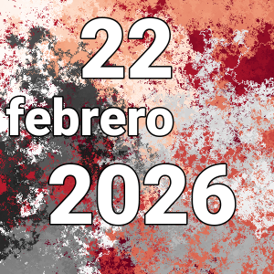 imagen con la fecha del día 22-02-2026