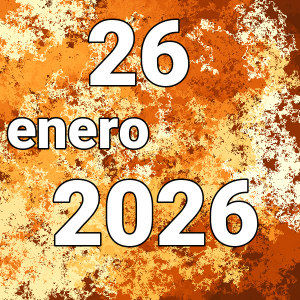 imagen con la fecha del día 26-01-2026