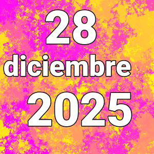 imagen con la fecha del día 28-12-2025