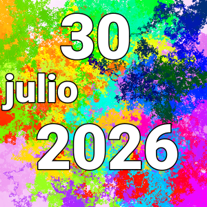 imagen con la fecha del día 30-07-2026