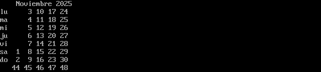 calendario minimo PNG 2025-11