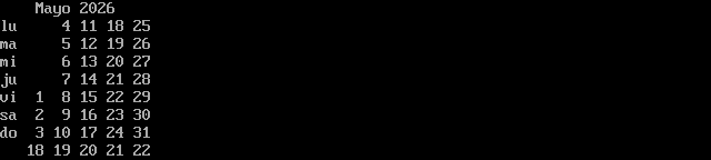 calendario minimo PNG 2026-05